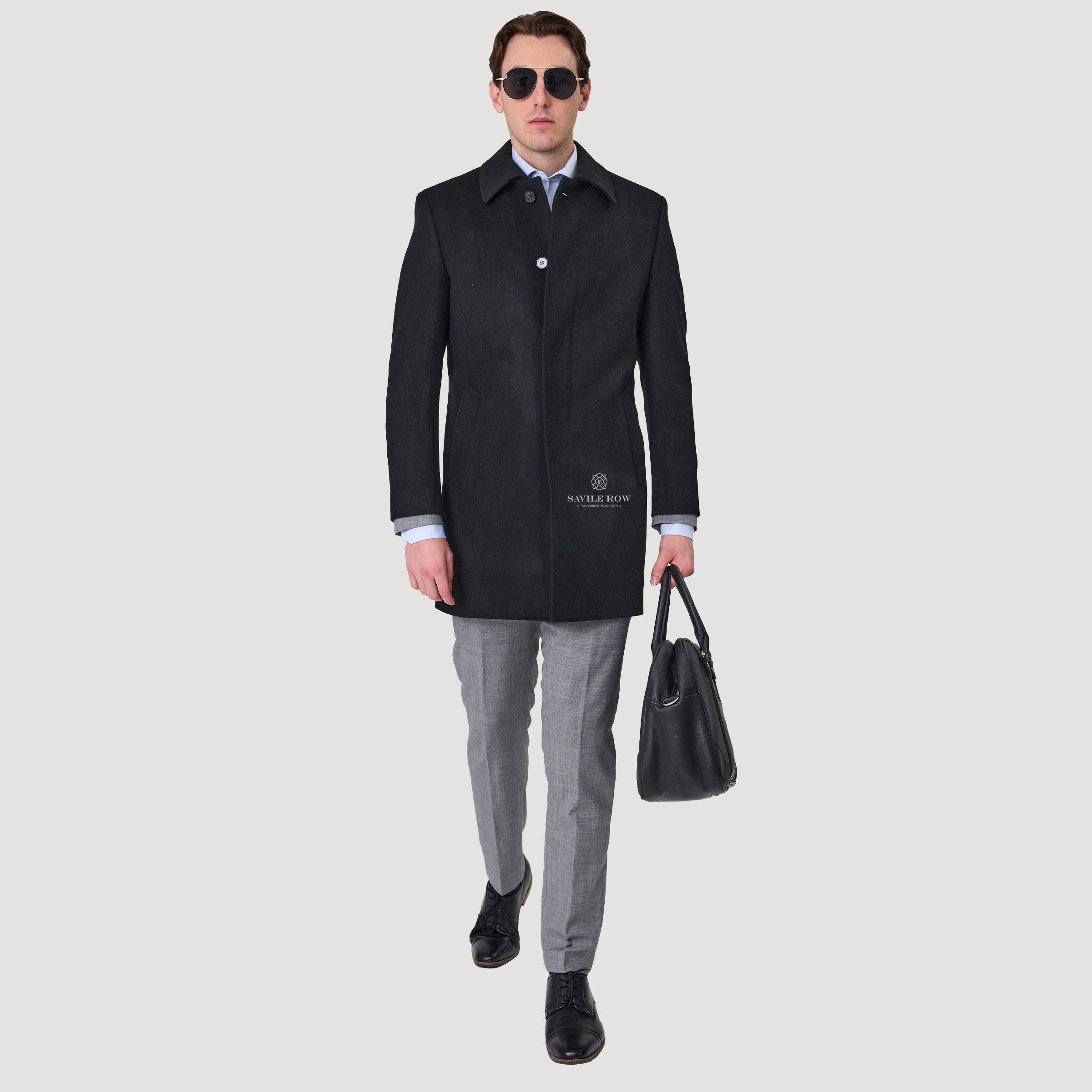 STEPHEN CLASSIC OVERCOAT BLACK OC1