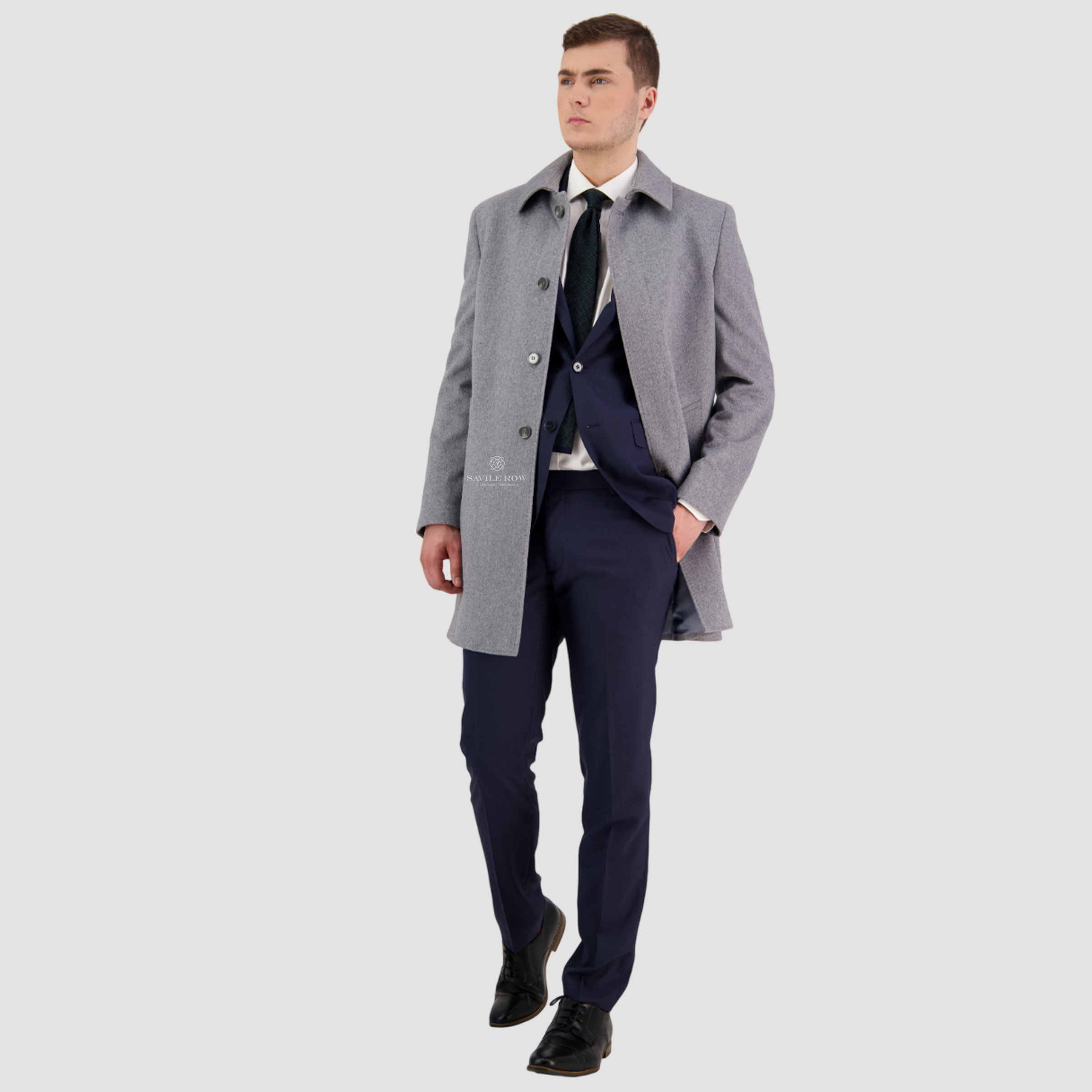 STEPHEN CLASSIC OVERCOAT SILVER OC7